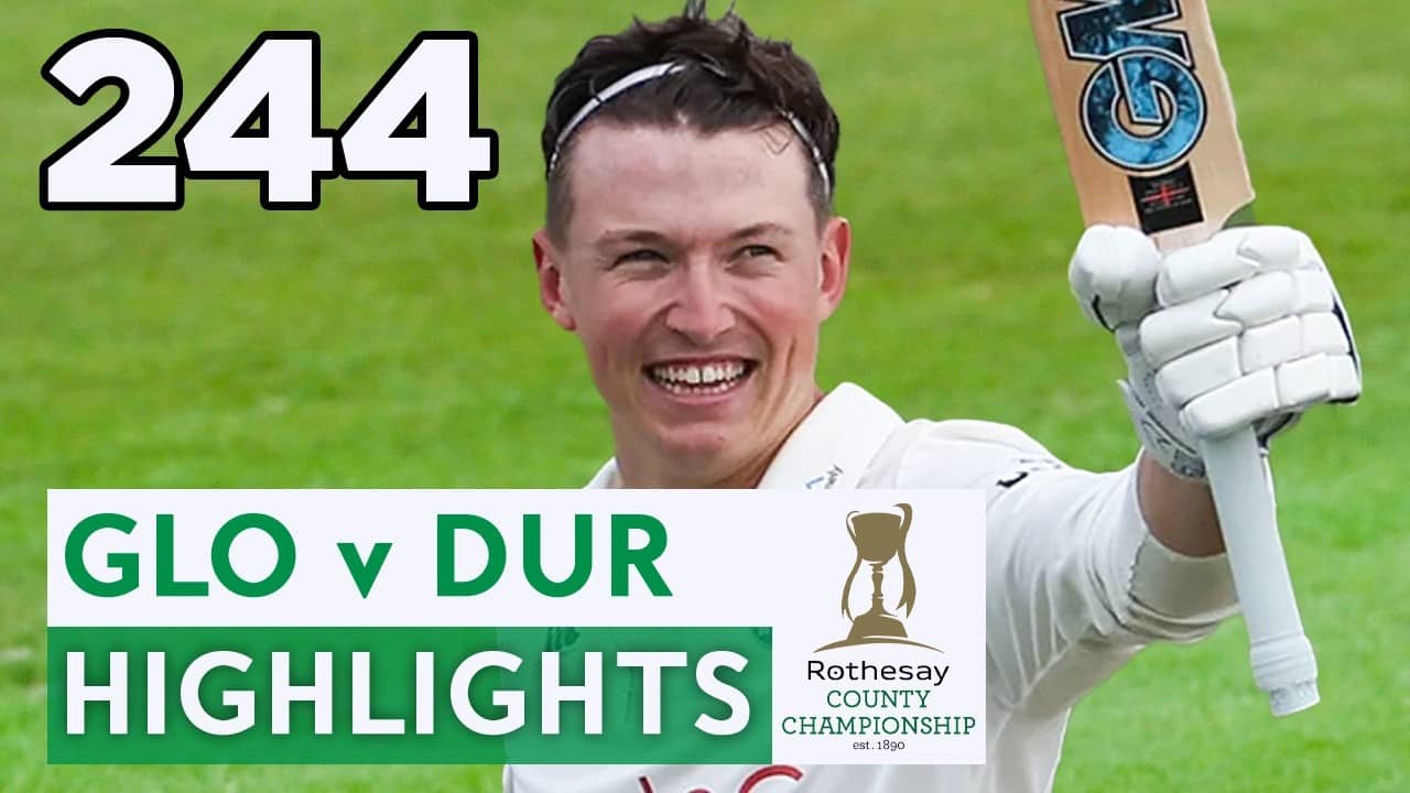 McKinney Scores 244 off 272 | Gloucestershire v Durham