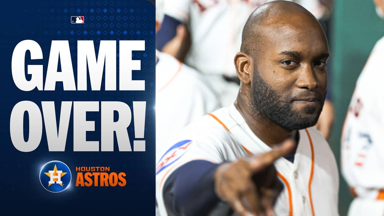 Yordan Alvarez’s second home run of the night is a WALK-OFF WINNER! 😱 | MLB Highlights