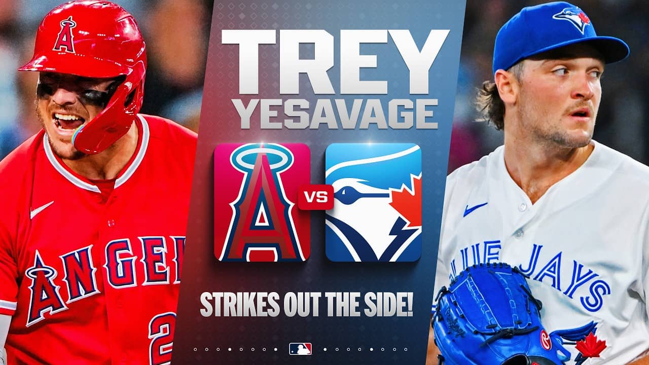 FULL INNING: Trey Yesavage strikes out the side to open the game! 😳 | MLB Highlights