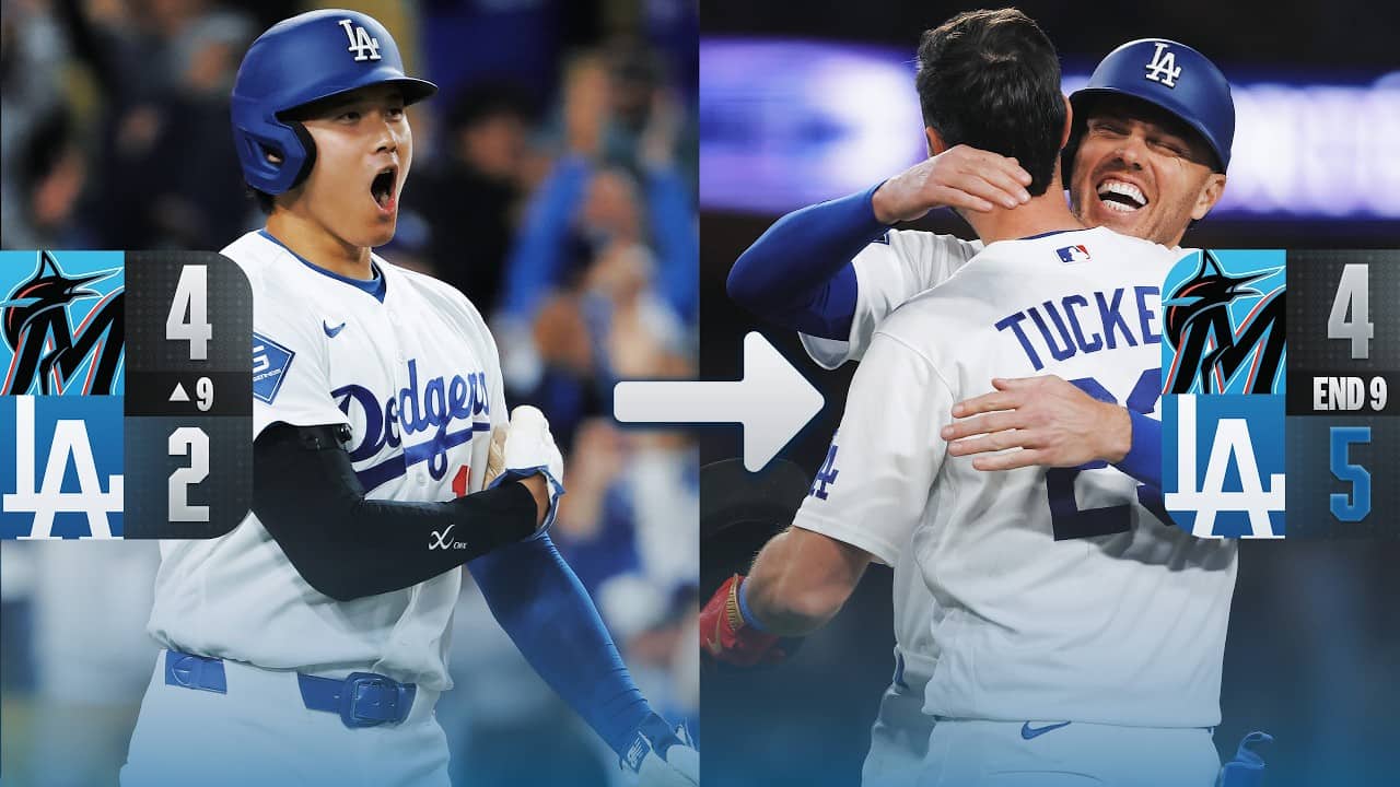 Shohei Ohtani and Kyle Tucker ignite Dodgers late rally in the 9th inning 😤 | MLB Highlights