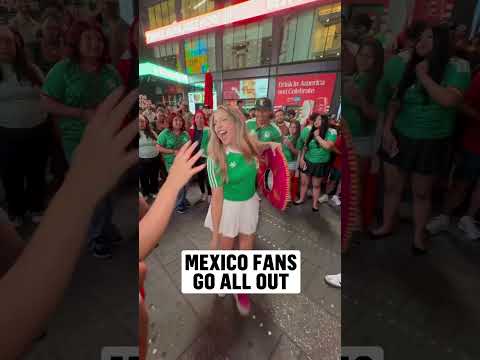 Mexico fans are always loud 🇲🇽