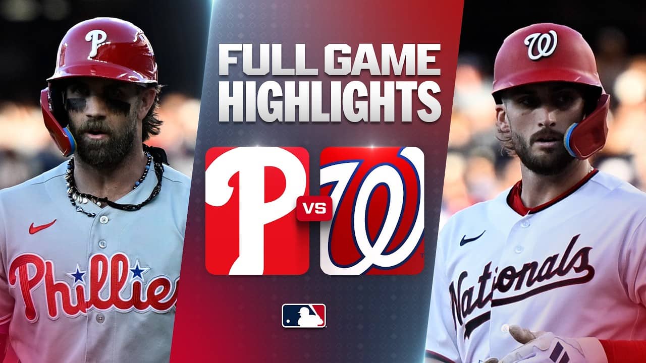 PHILLIES vs. NATIONALS Full Game Highlights (6/23/26) | MLB Highlights