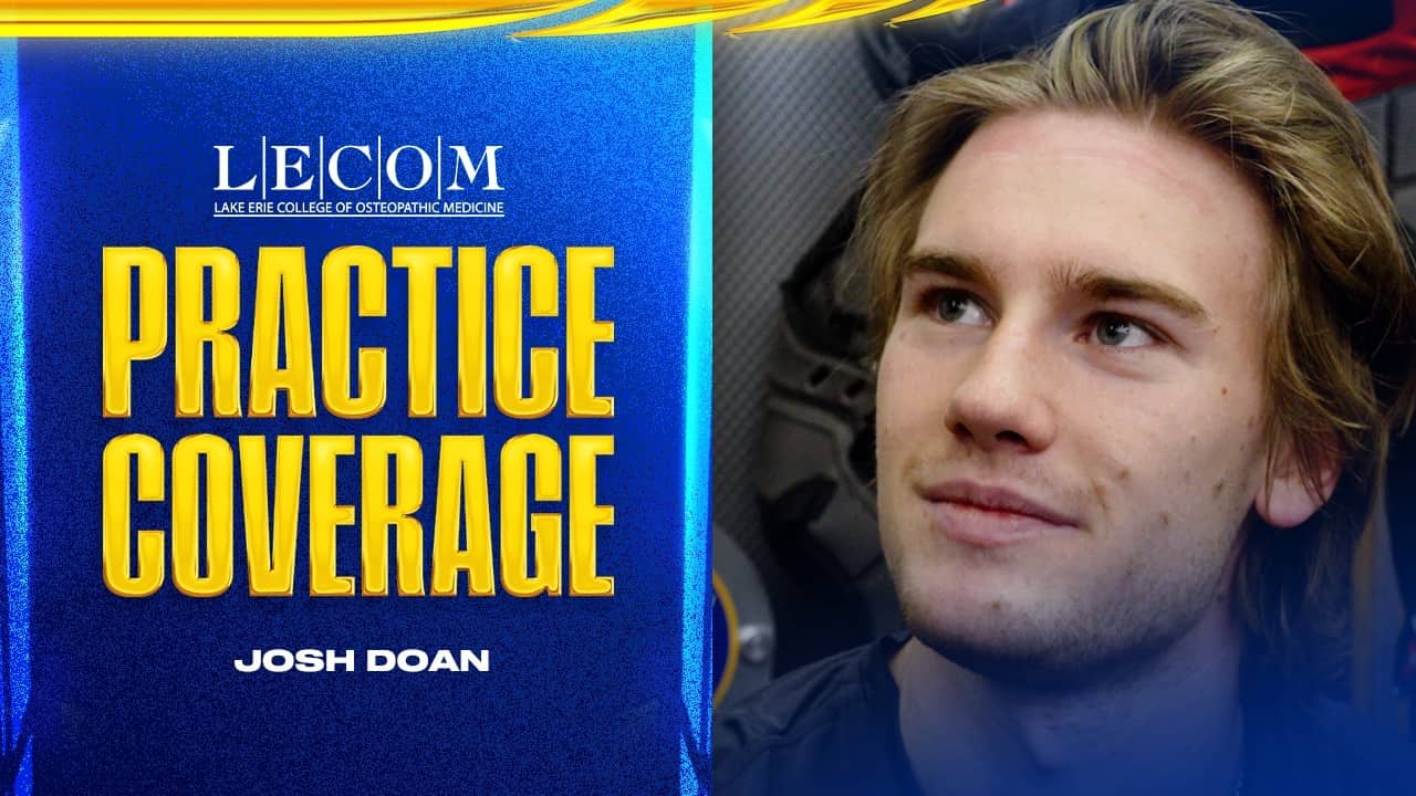 "We Feed Off Each Other" | Josh Doan On Team Mindset Ahead Of Game 1 | Buffalo Sabres