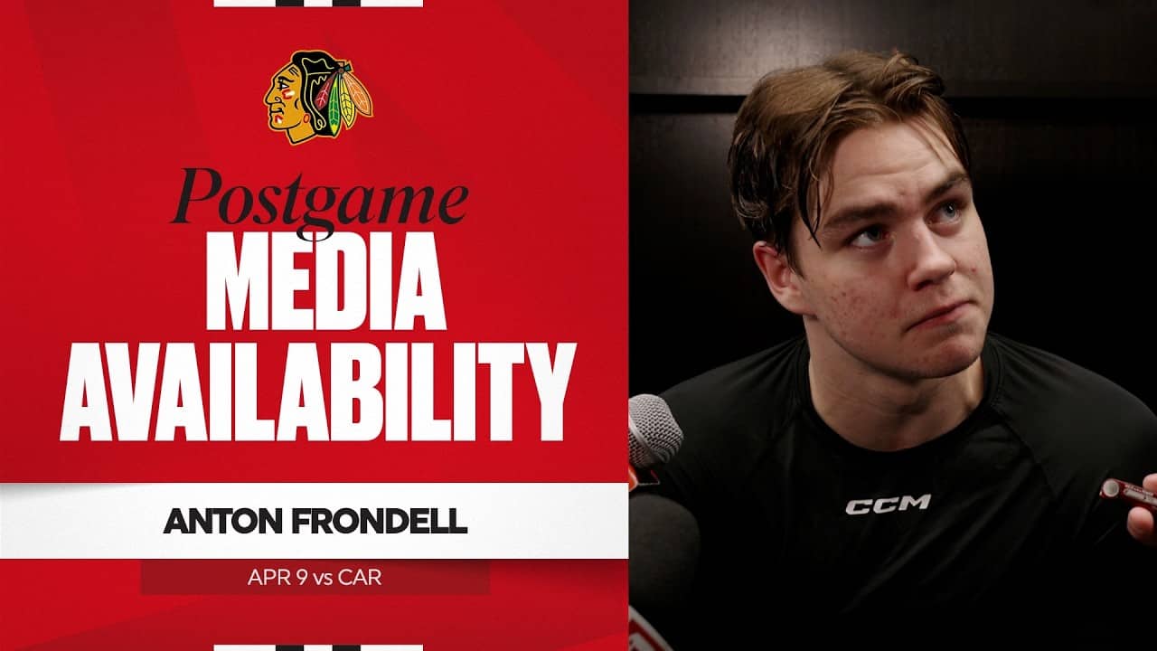 "Playing with special players makes it easy sometimes." | Anton Frondell Postgame 4.9.26
