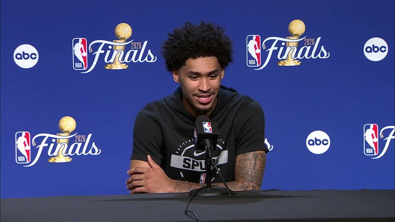 Dylan Harper Raves About Celtics Brother Ron Harper Jr. | NBA Finals