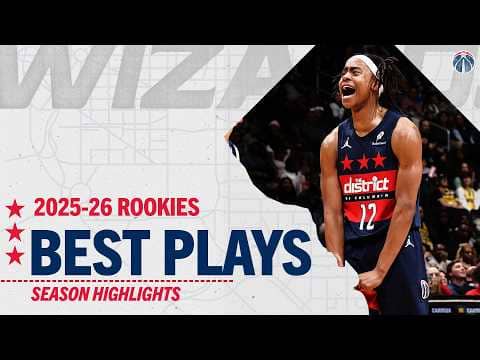 Washington Wizards Rookie's Best Plays from the 2025-26 Season