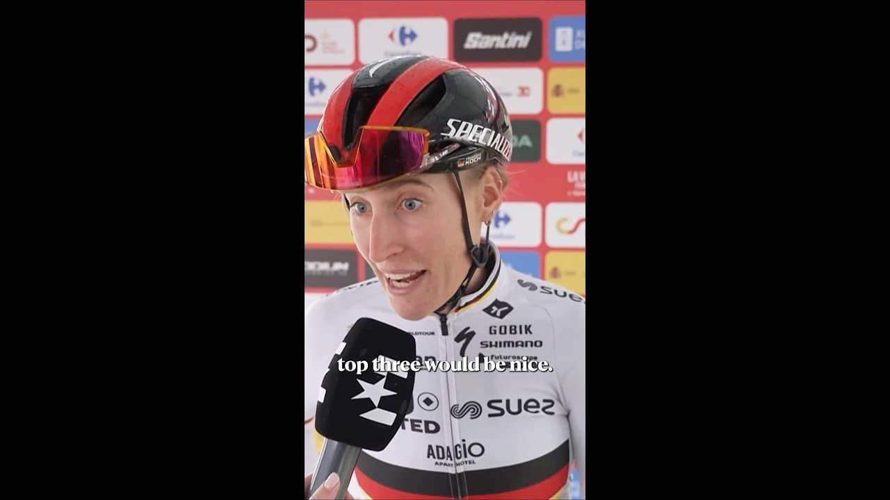 Franziska Koch knows the Angliru is going to be brutal 👀⛰️