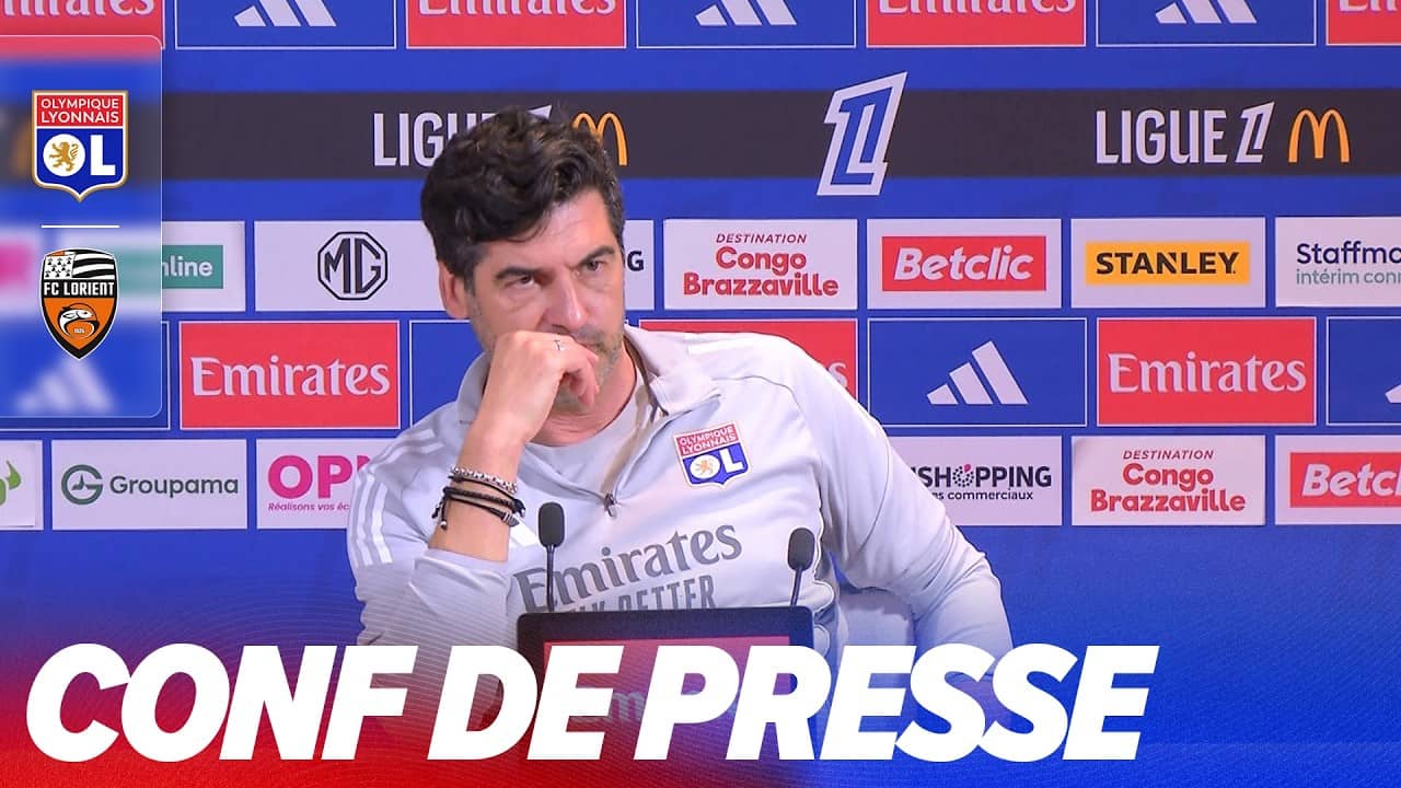Paulo Fonseca avant OL - FC Lorient : "Nous n'abandonnerons pas, j'y crois et les joueurs y croient"