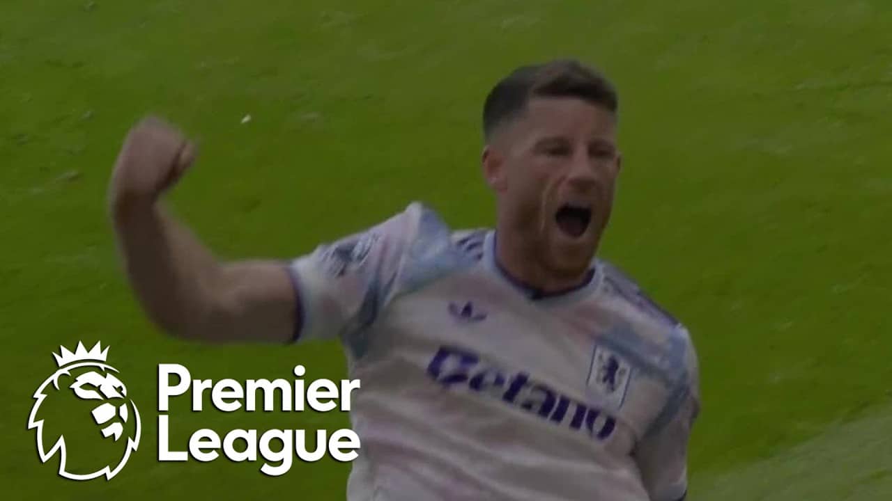 Ross Barkley's flick header brings Aston Villa level v. Burnley | Premier League | NBC Sports