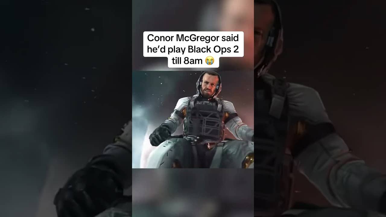 Conor McGregor was BIG into Black Ops 😂 (via UFC)