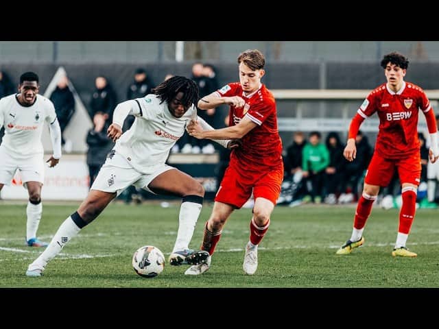 Highlights:  Borussia Mönchengladbach - VfB U17 (Hauptrunde)