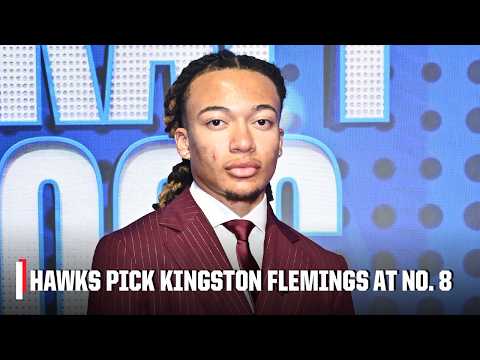 Atlanta Hawks pick Kingston Flemings with 8th overall pick | 2026 NBA Draft