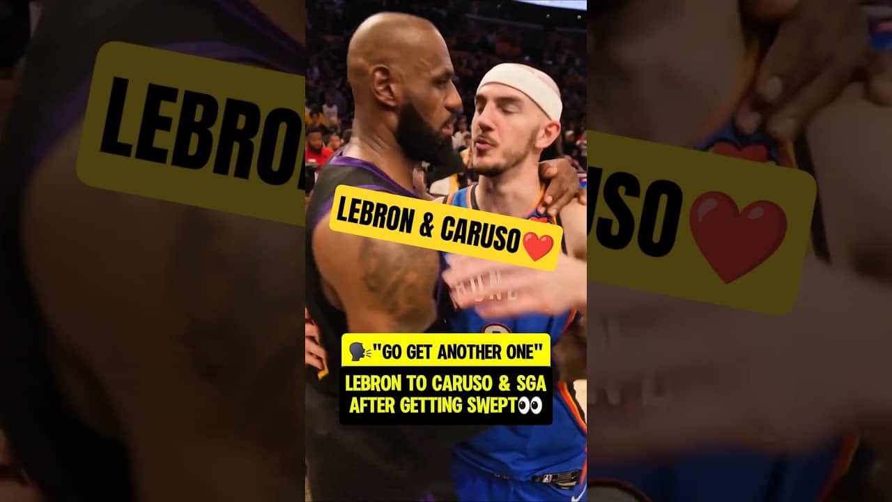 LeBron told SGA to get another one👀