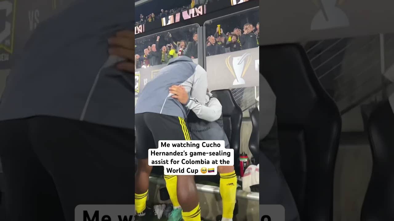 What a moment for former @ColumbusCrew Champion Cucho Hernandez with Colombia at the World Cup 🇨🇴