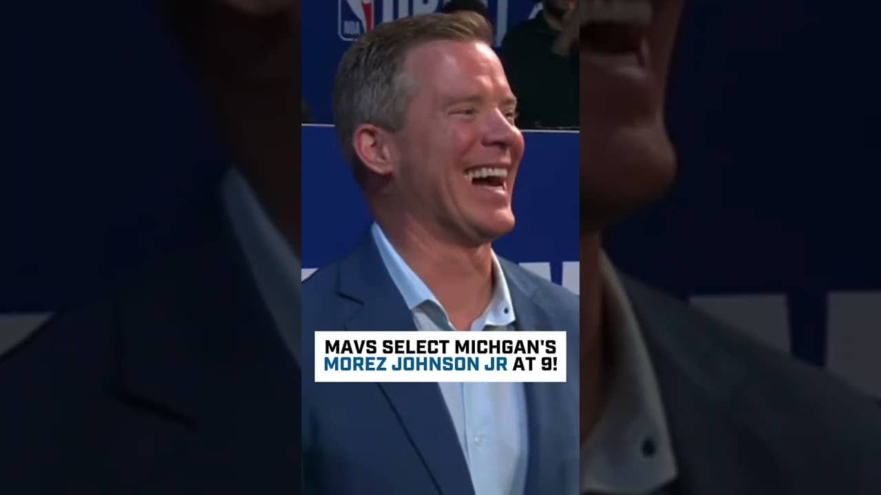 Dallas Mavs Draft Morez Johnson Jr at #9! 🙌