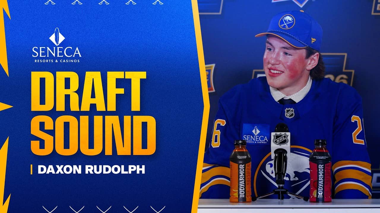 "An Incredible Feeling" | Daxon Rudolph Drafted 4th Overall By Buffalo Sabres | 2026 NHL Draft