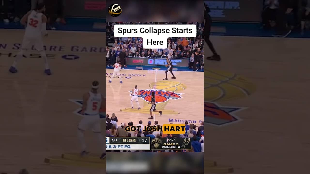 One Broken Lob Started the Spurs' Collapse vs. the Knicks