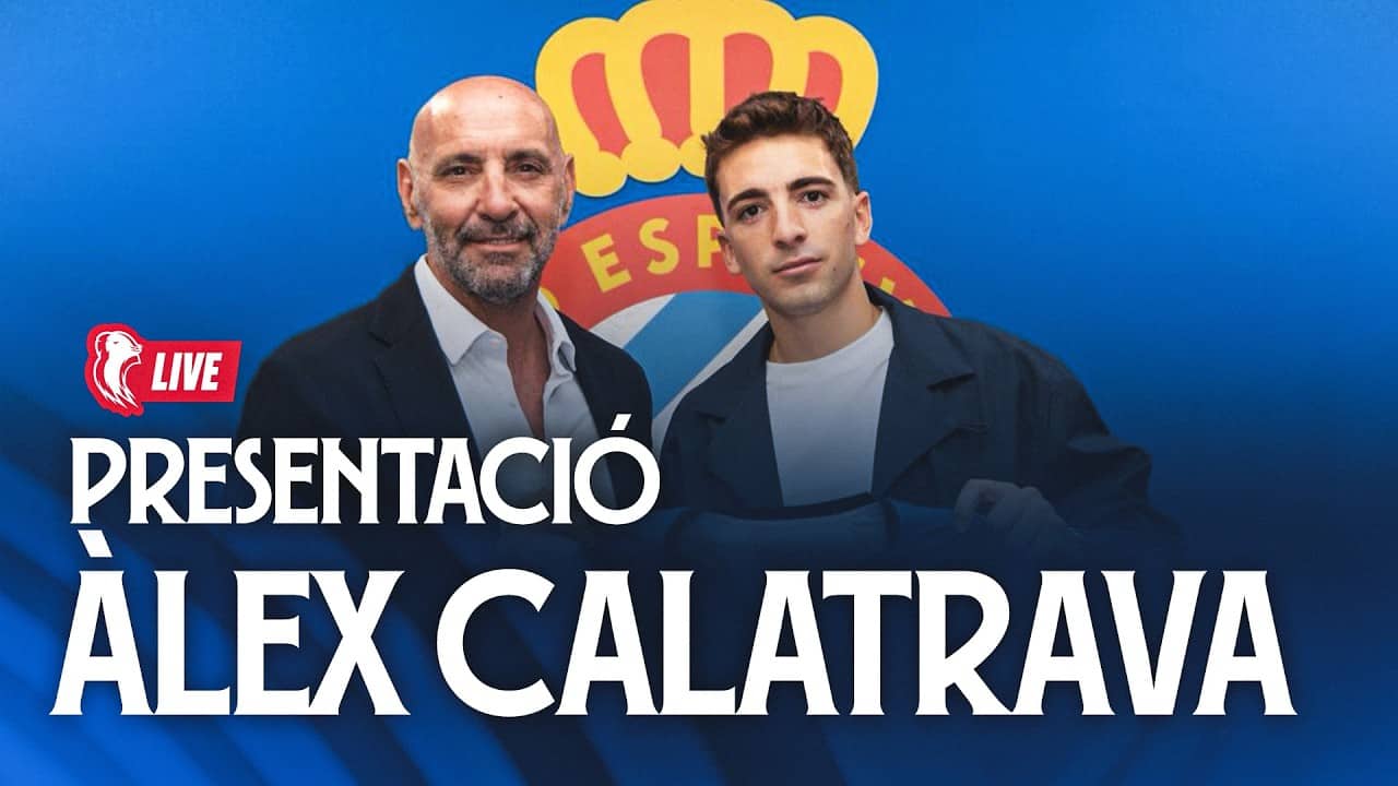 🔴 EN DIRECTE, presentació de Calatrava com a nou jugador de l’Espanyol