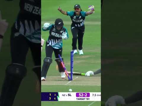 Quick turn, direct hit, a sensational run-out by Melie Kerr 🔥 #T20WorldCup