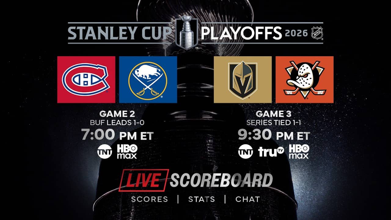 👉 LIVE NHL Scoreboard & Chat  5/08 🏒🔥 | Stanley Cup Playoffs