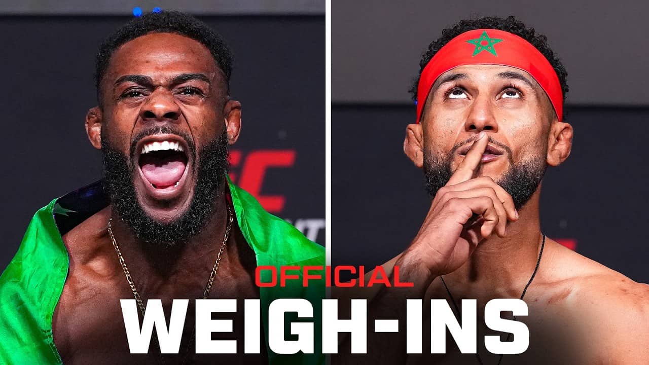 Sterling vs Zalal Weigh-Ins | UFC  Vegas 116