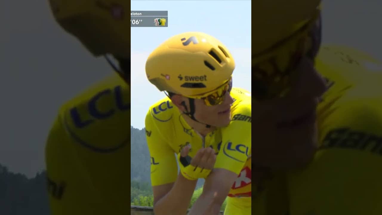 Torstein Træen pleased to be in yellow 💛😆