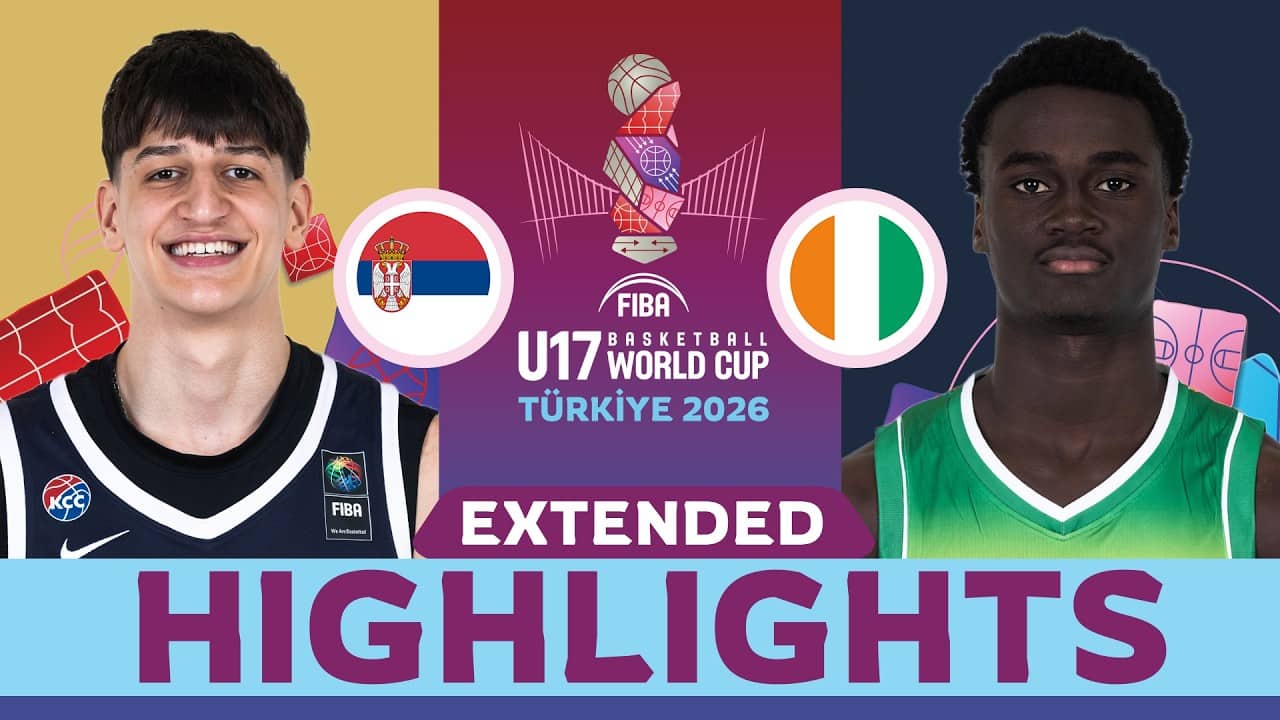 Serbia 🇷🇸 too much for Côte D'ivoire 🇨🇮 in big win | HIGHLIGHTS | #FIBAU17 World Cup