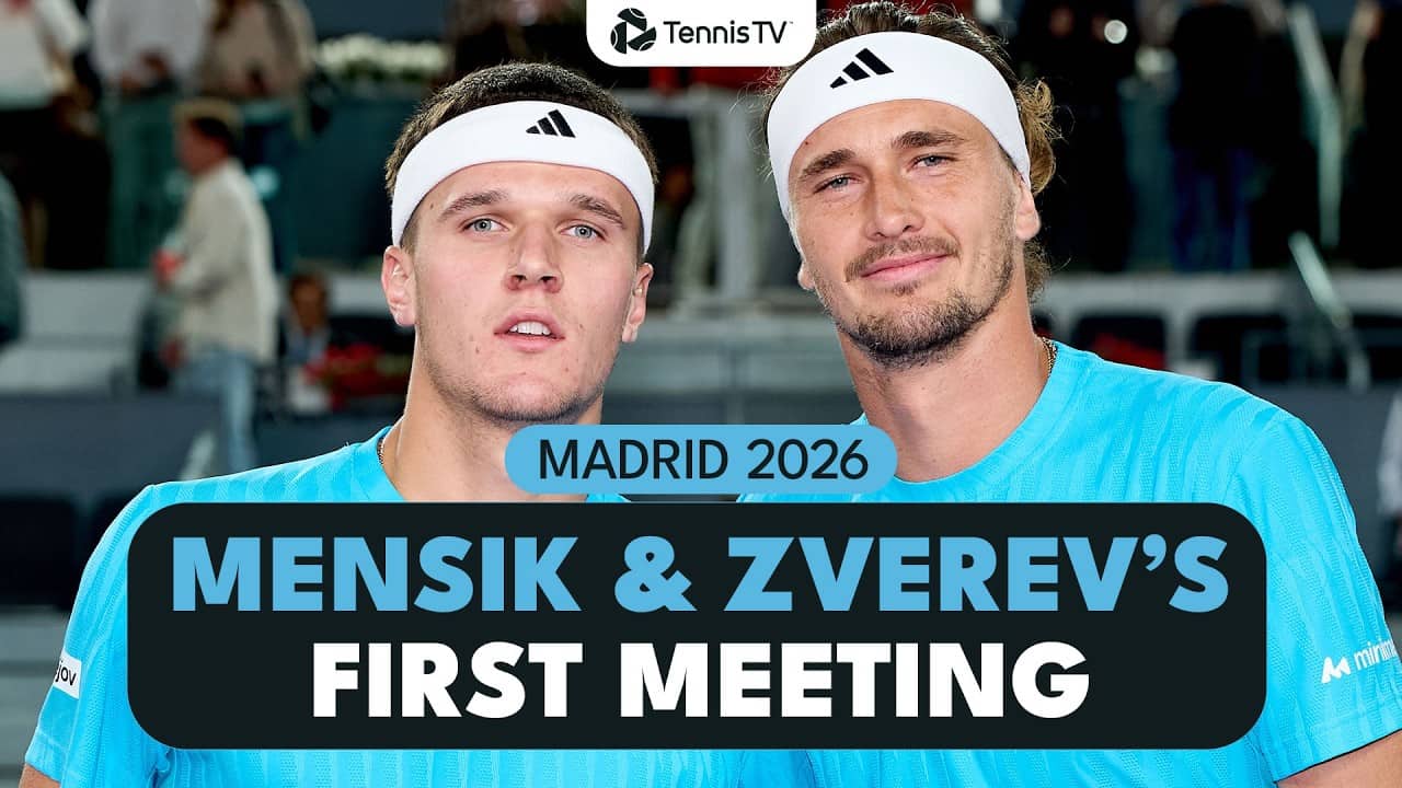 Jakub Mensik vs Alexander Zverev: First-Ever Meeting 🤝 | Madrid 2026 Highlights
