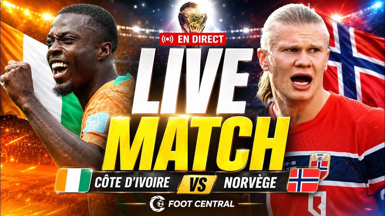 🇨🇮 Côte d’Ivoire 🆚 Norvège 🇳🇴 En Direct 🔴 Live Match Coupe Du Monde