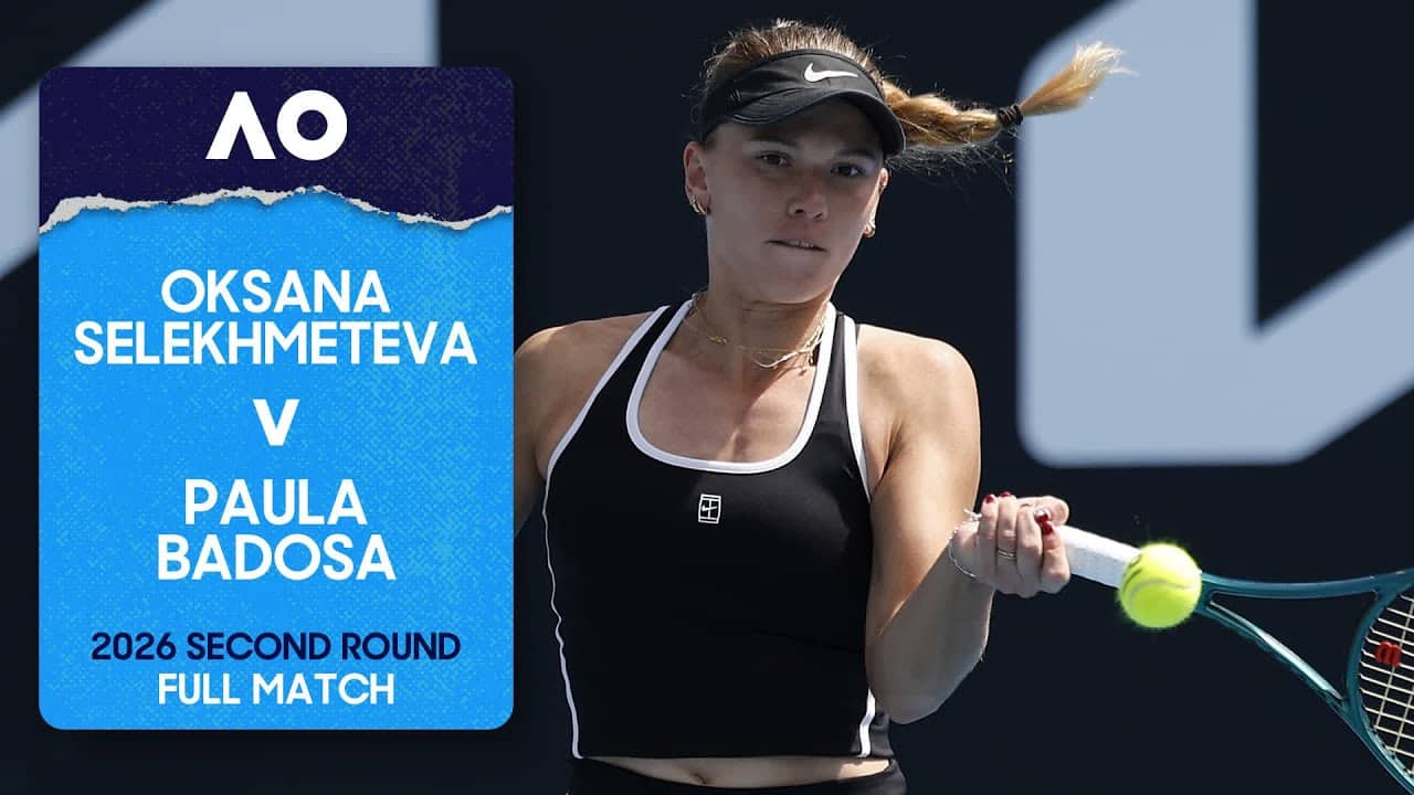 Oksana Selekhmeteva v Paula Badosa Full Match | Australian Open 2026 Second Round