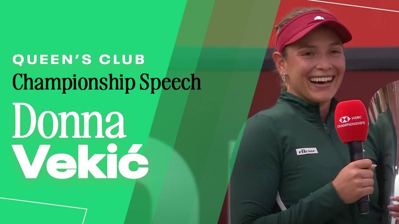 Donna Vekic Championship Speech | 2026 HSBC Championships