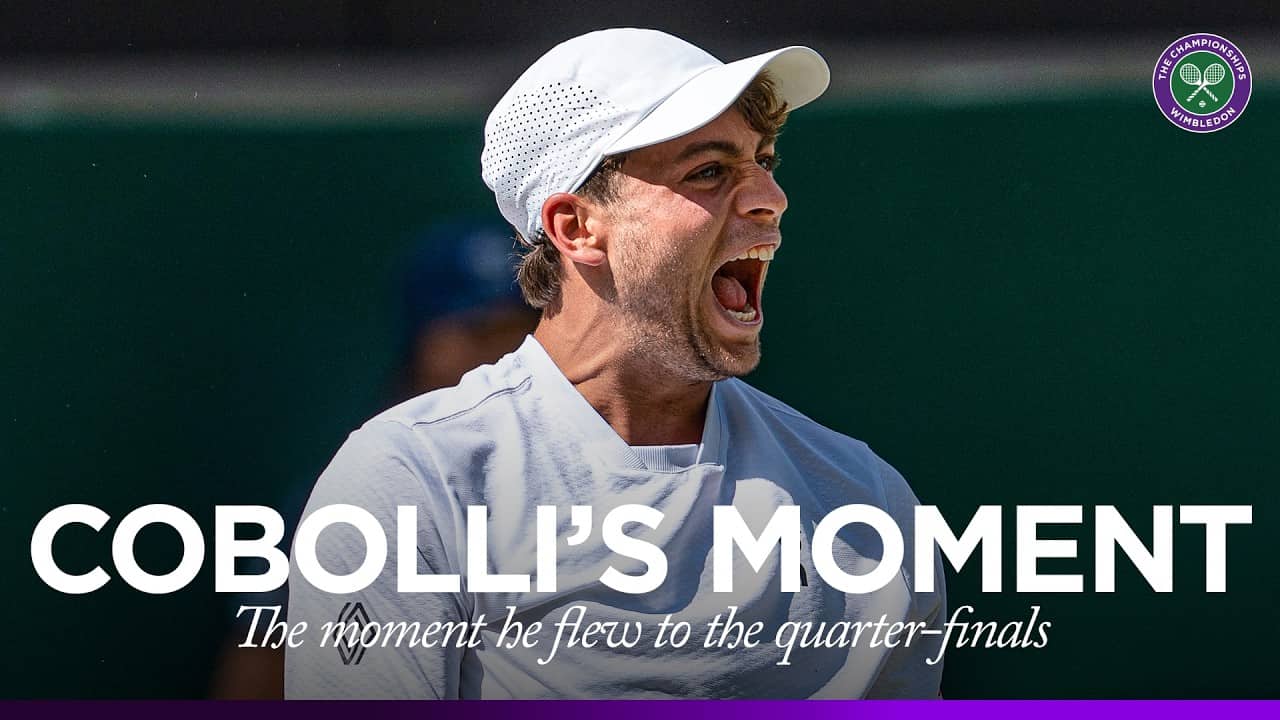 Flavio Cobolli roars into the quarter-finals! 🇮🇹🔥 | Match Point | Wimbledon 2026
