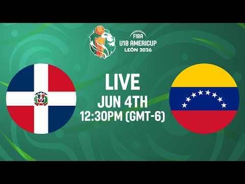 LIVE - Dominican Republic v Venezuela | FIBA U18 AmeriCup 2026