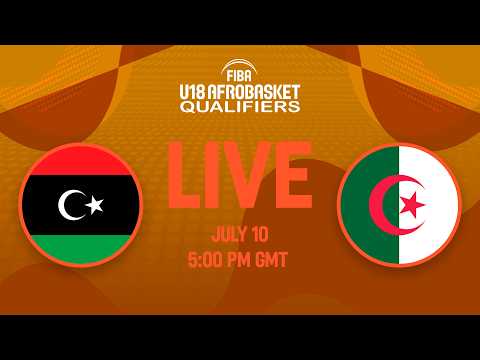 LIVE - Libya v Algeria | FIBA U18 AfroBasket Qualifiers 2026 | Zone 1
