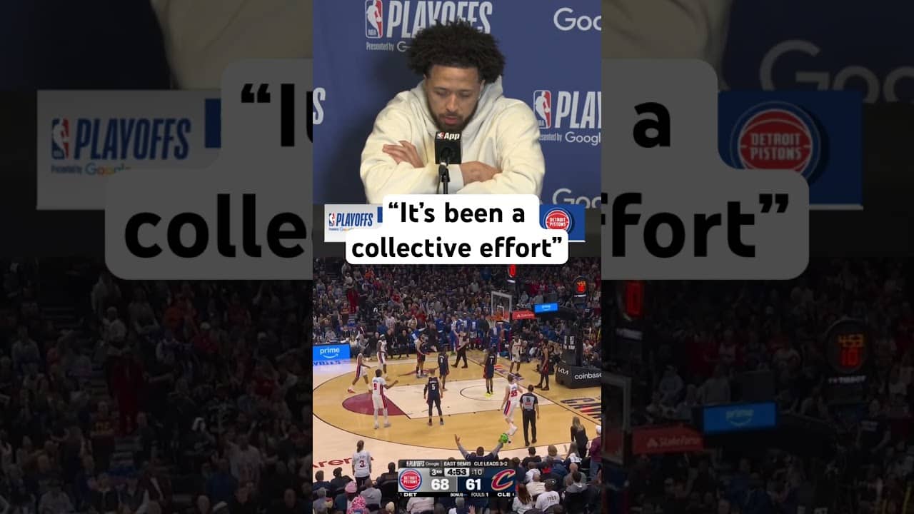 Cade talks about how good the Pistons bench was in Game 6