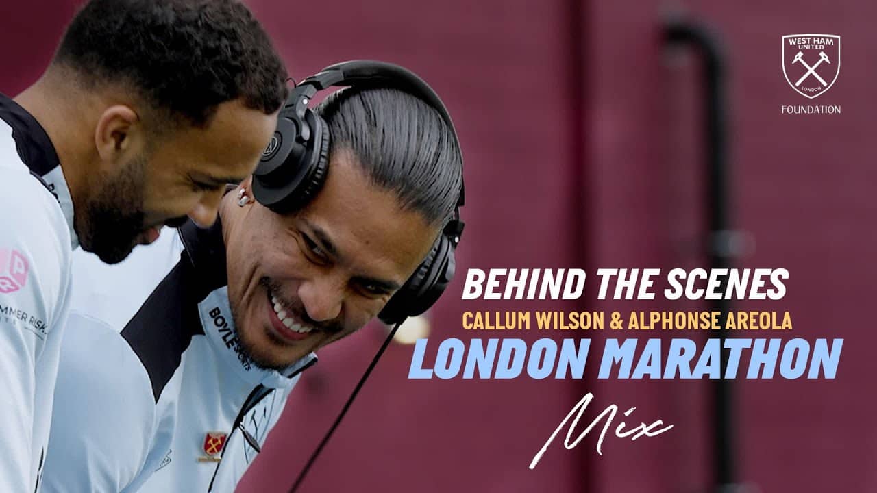 "Where's The Drop?!" 🎧 Wilson & Areola Create Their London Marathon Mix | Behind The Scenes 🎥