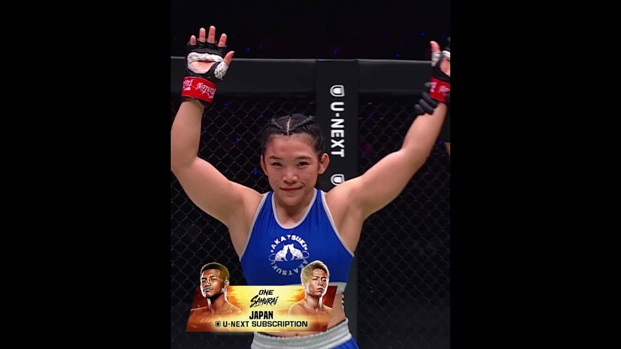 Chihiro Sawada is a FORCE to be reckoned with 👊 Watch her take on Ayaka Miura at ONE SAMURAI 1!