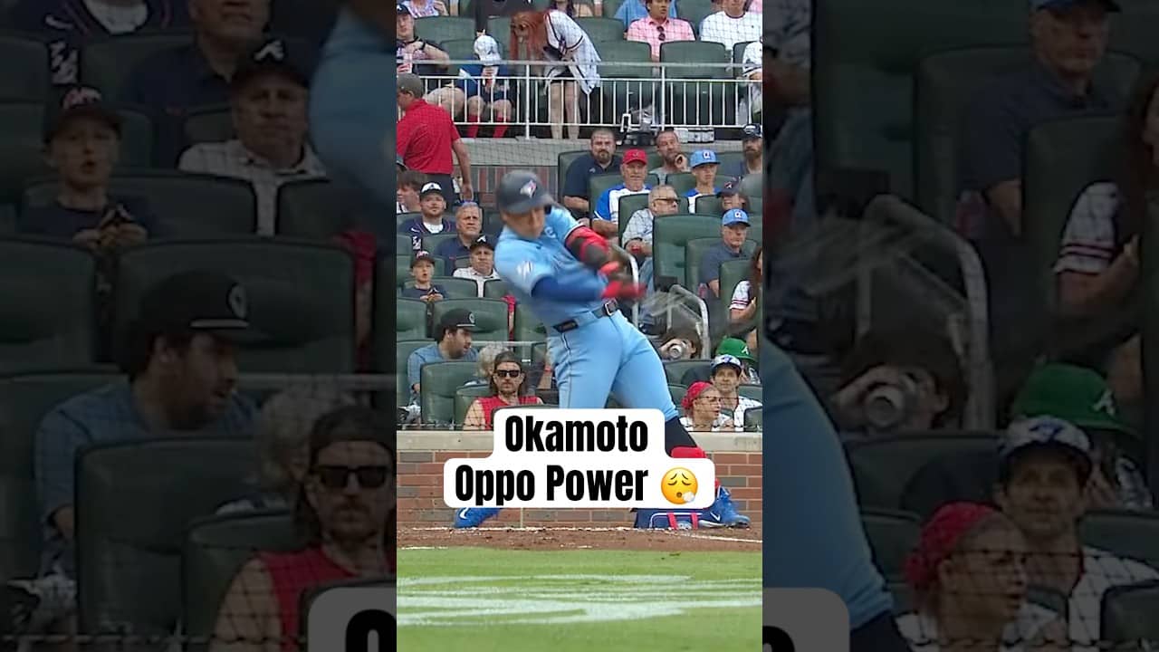 Kazuma Okamoto’s team-leading 13th home run of the season ‼️ #MLB #BlueJays