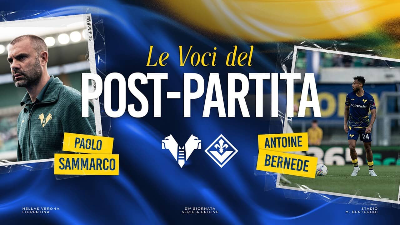 Serie A Enilive 2025/26 | Le voci del post partita: Bernede e Sammarco