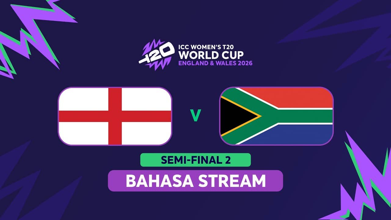 ICC Women's T20 World Cup 2026 Semi-Final 2: England vs South Africa(Bahasa) #t20worldcup