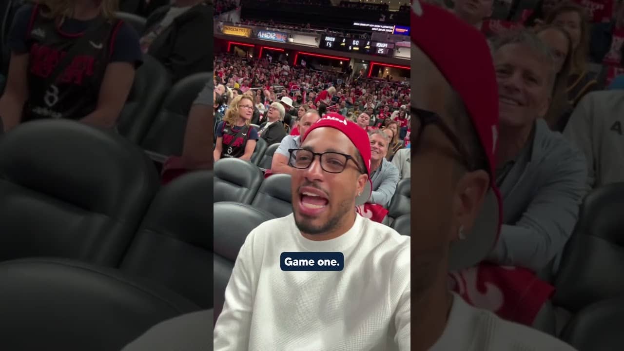 Tyrese Haliburton Checkin' in from Indiana Fever Season Opener 🔥