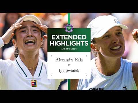 HISTORIC WIN! 🇵🇭 | Alexandra Eala vs Iga Swiatek | Extended Highlights | Wimbledon 2026