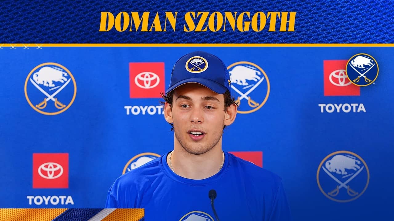 "An Amazing Feeling" | Doman Szongoth After Being Drafted In 2026 NHL Draft | Buffalo Sabres