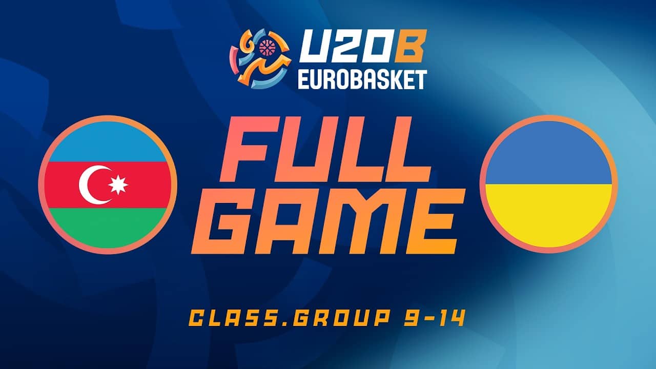 Azerbaijan v Ukraine | Full Basketball Game | FIBA U20 Women's EuroBasket 2026 Division B