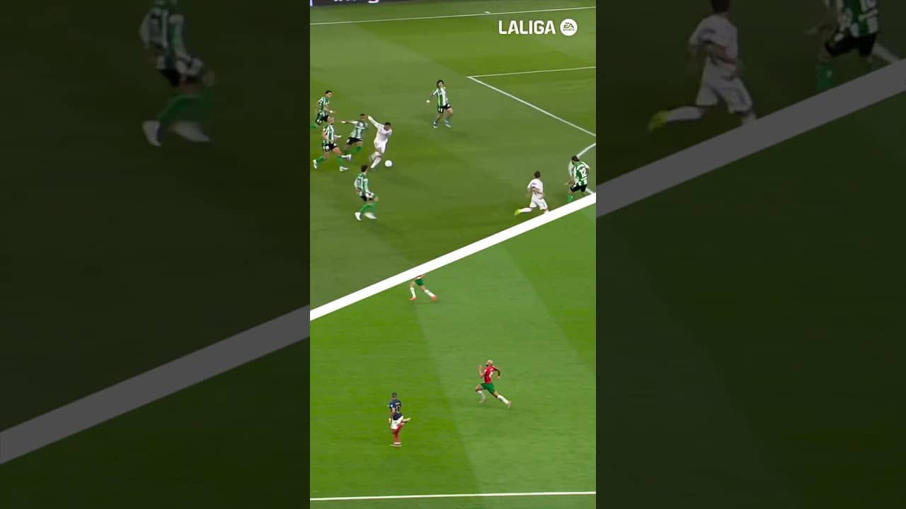Amrabat vs Mbappé... VOLVIÓ A PASAR ⛔💪 #shorts #laligahighlights