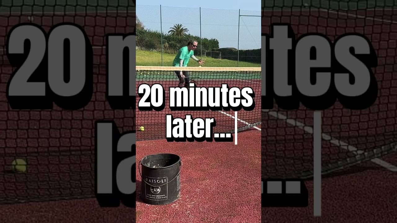 The drop volley bucket challenge #tennis