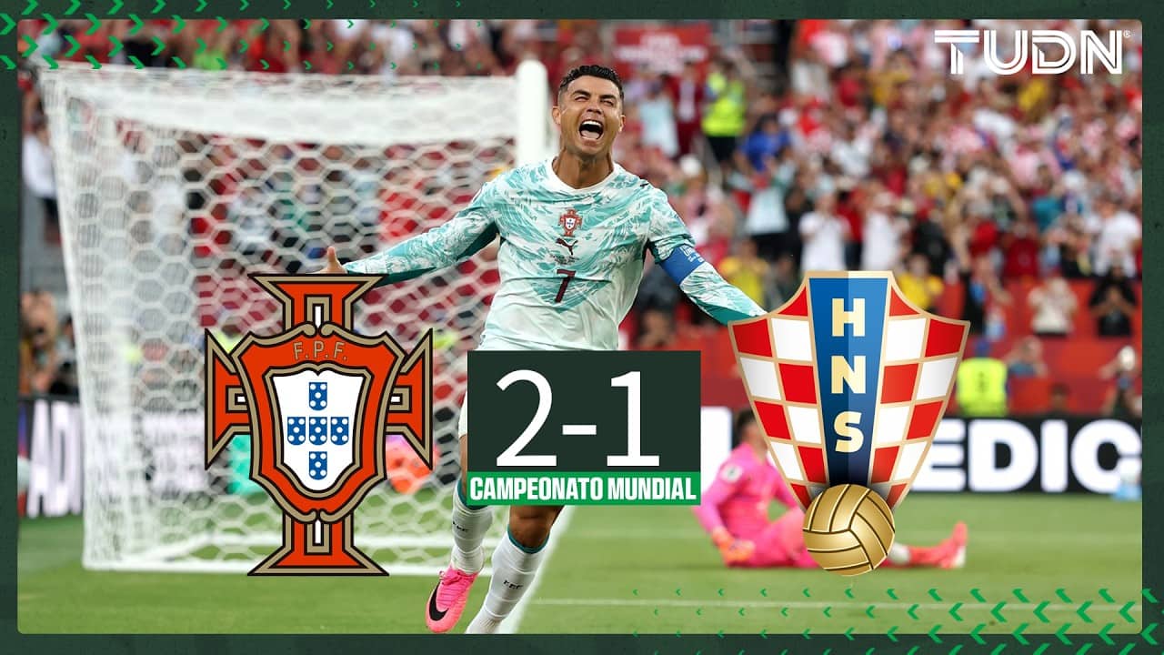 ¡HISTÓRICO! CR7 lidera a Portugal y derrota a Croacia