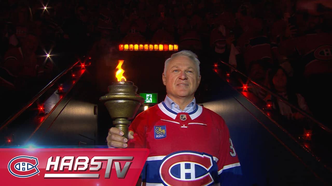 Claude Lemieux carries the torch for Game 3 against the Hurricanes