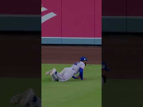 Luis Robert Jr. makes the diving catch 👏 #baseball #mlb #nymets