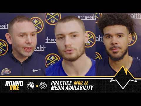 Denver Nuggets Practice Media The Day Before Round One Game Three Vs. MIN | 4/22/26 🎙